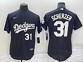 Dodgers 31 Tyler Anderson Black Nike Turn Back The Clock FlexBase Jersey,baseball caps,new era cap wholesale,wholesale hats